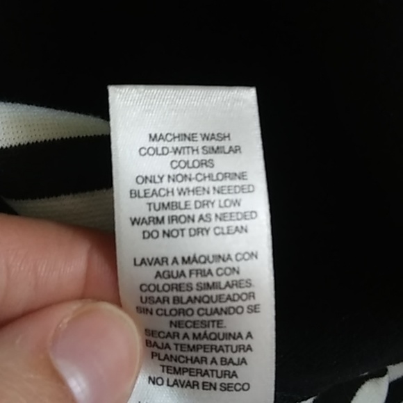 Chico's Black and White Striped Blazer - Picture 5 of 5